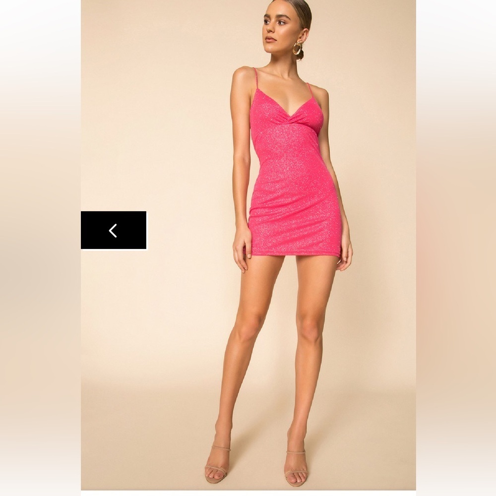 superdown sydney sparkle mini dress size small